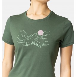 , Tee shirt manches courtes Kumano Valley Femme Odlo, ODLO, Croque Montagne