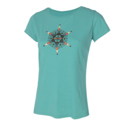 Tee Shirt Femme Mandala Trangoworld, Tee Shirt Femme Mandala Trangoworld, TRANGOWORLD, Croque Montagne