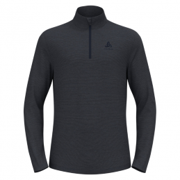 Sweat polaire homme col 1/4 zippé Roy Saxony Blue Odlo